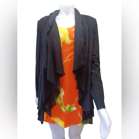 Desigual Open Jacket EUC L/S Black Size 40 - Picture 1 of 10